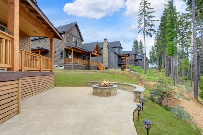 Low Maintenance Concrete Patio